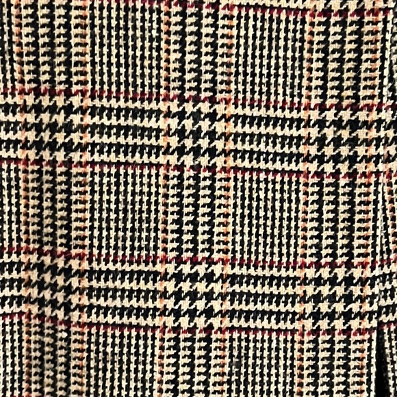 Vintage HARVE BERNARD Wool Plaid Blazer size 6 - Picture 5 of 14